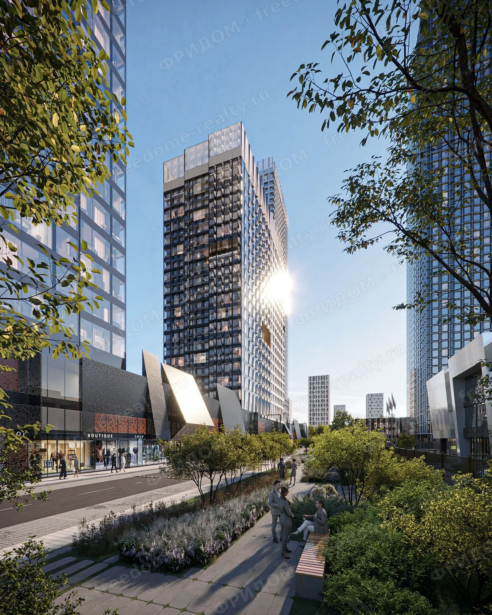 Квартал небоскрёбов Upside Towers