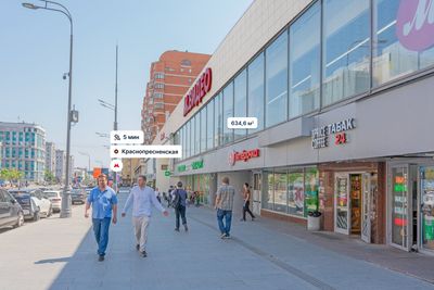 Москва, Красная Пресня, д. 23 корп.Б с.1  Помещение 634,6 кв м  Пятерочка