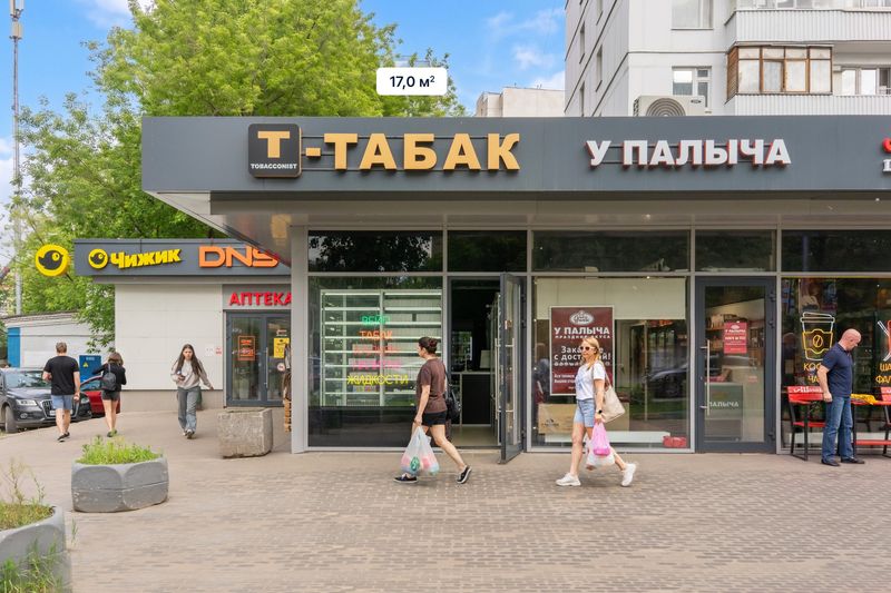 Стрит-ретейл, 17 м²