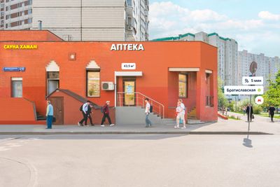 Москва, ул. Братиславская, д. 15к1  Помещение 43,5 кв м  Аптека