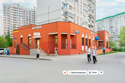 Москва, ул. Братиславская, д. 15к1  Помещение 43,5 кв м  Аптека