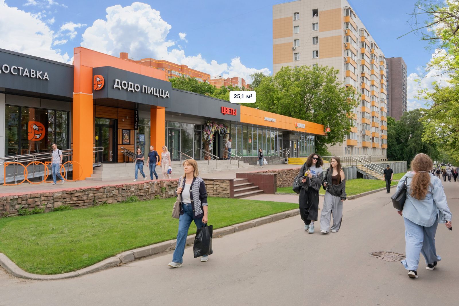 Москва, ул. Уральская, д. 5А Помещение 25,1 кв м Цветочный магазин