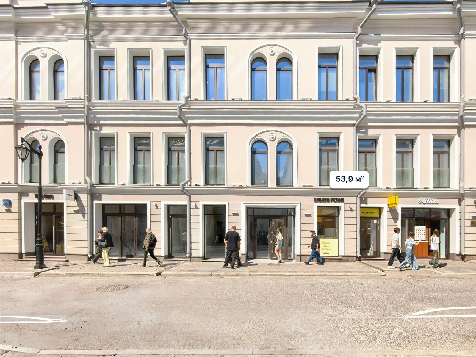 Москва, Большая Бронная, д. 25с3  Помещение 53,9 кв м  Бургерная
