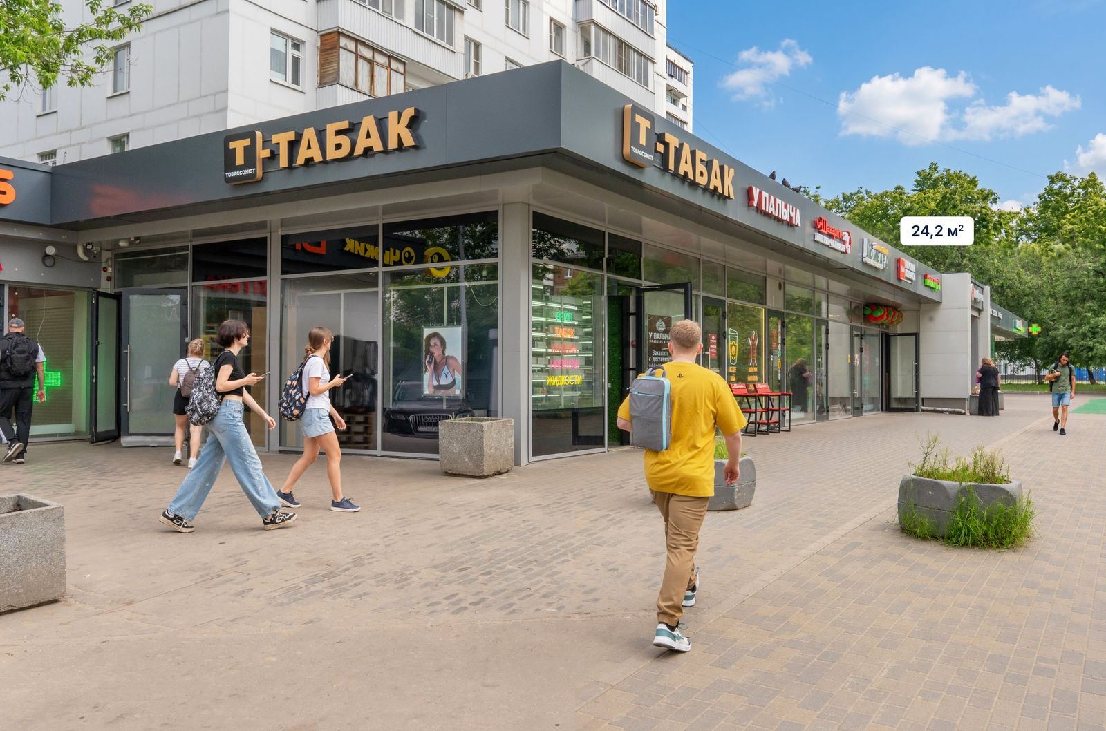 Москва, ул. 1-я Новокузьминская, д. 21к2 Помещение 24,2 кв м Магазин продуктов