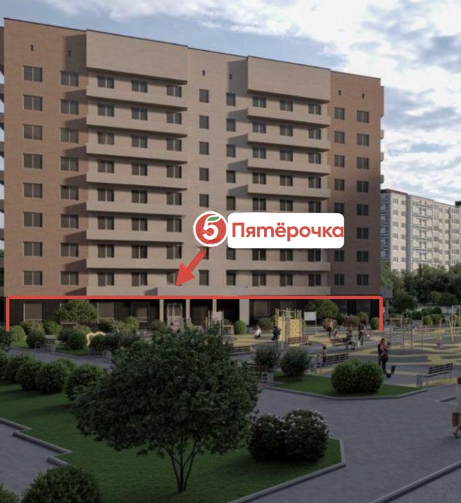 Московская обл, г Солнечногорск, пгт Поварово, ул Октябрьская, д 31   Помещение 529 кв м  Пятерочка