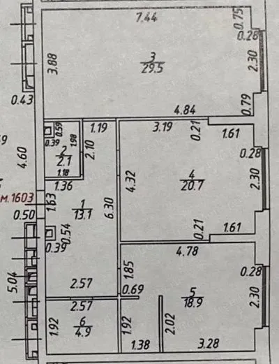 Апартаменты, 90 м² — Москва, Ленинградский пр-кт, д. 34, к. А
