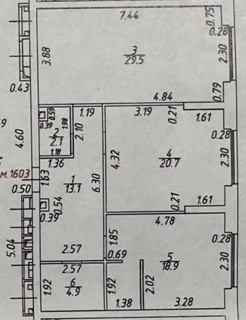 Апартаменты, 90 м² — Москва, Ленинградский пр-кт, д. 34, к. А