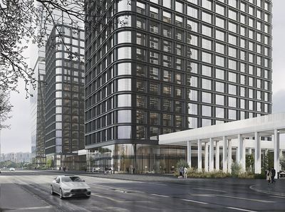 БЦ Light City — благоустройство территории, визуализация