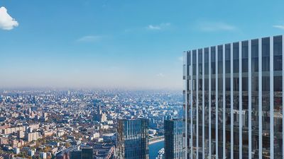 Вид из башен Moscow Towers на город, кадр с сайта проекта