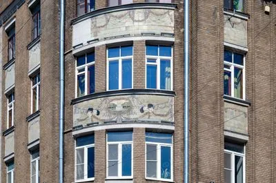 Доходный дом Строгановского училища, Мясницкая, 24: фасад. Автор: Никонико962, лицензия CC BY-SA 4.0, Wikimedia Commons