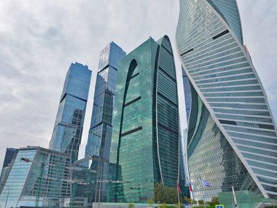 МФК «Империя» и соседние башни Москва-Сити, фото с брокерского сайта партнёра объекта