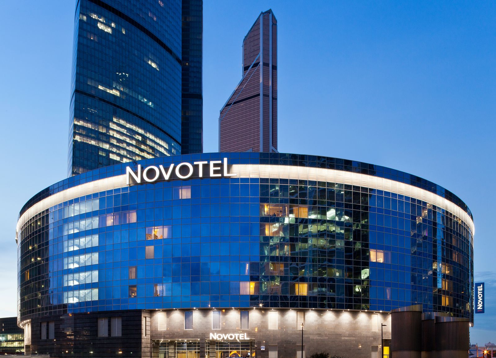 Гостиница Novotel в Москва-Сити (Wikimedia Commons, CC BY 4.0)