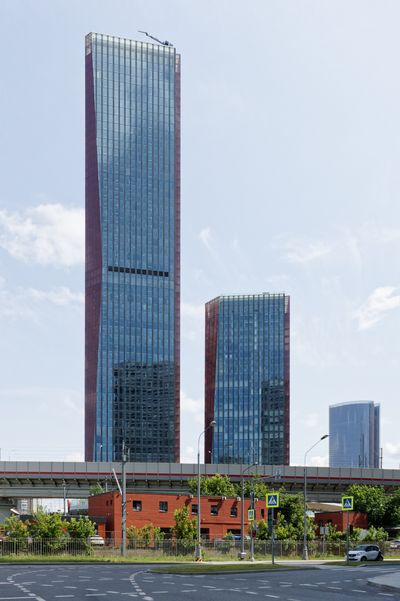 Башни iCity, июнь 2025. Wikimedia Commons, лицензия CC0, автор указан на странице файла