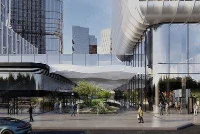 Входная группа и торговая зона Cityzen
