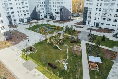 ЖК «Белые ночи» — двор с высоты