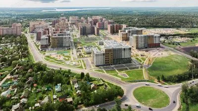 ЖК «Новое Пушкино» — квартал с высоты птичьего полёта