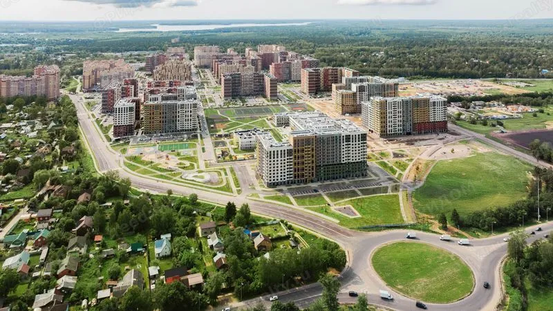 ЖК «Новое Пушкино» — квартал с высоты птичьего полёта