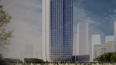 Визуализация: БЦ «Адмирал» со стороны квартала. Материалы застройщика ГК «Галс».