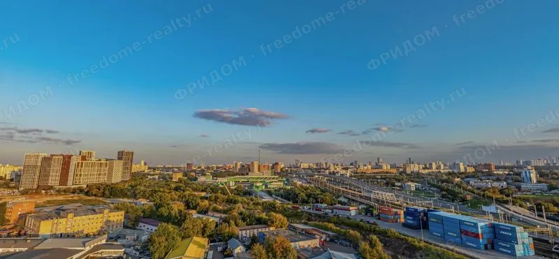Панорама окрестностей БЦ «Лавин» в районе Западное Дегунино. Изображение с официального сайта девелопера.