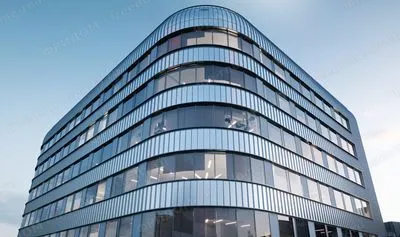 Визуализация фасада БЦ «Рэйл.А». Сайт девелопера ORTIGA Development.
