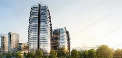 БЦ STONE Мнёвники 3: вид на комплекс, визуализация с сайта девелопера