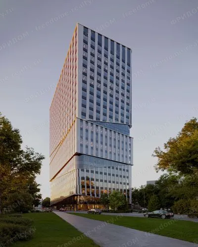 Визуализация башни Jenga workplace (проект FORMA).