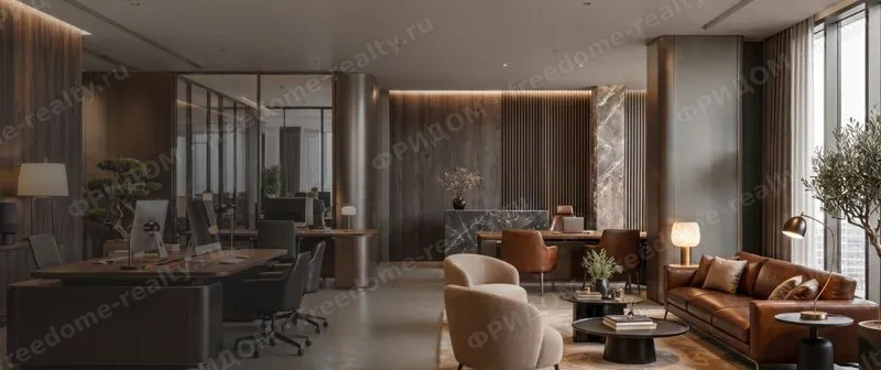 Level Work Нижегородская, визуализация офисного пространства