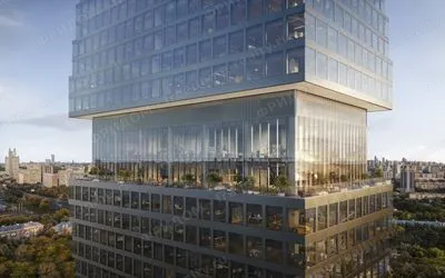 Визуализация БЦ Omni Tower: средняя часть башни. Источник: сайт проекта omnitower.moscow.