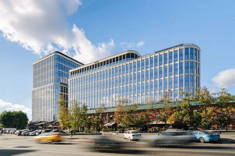 БЦ AFI Square, Грузинский Вал 11 — фасад со стороны Грузинского Вала