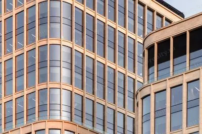 БЦ AFI Square, Грузинский Вал 11 — фасад, закат